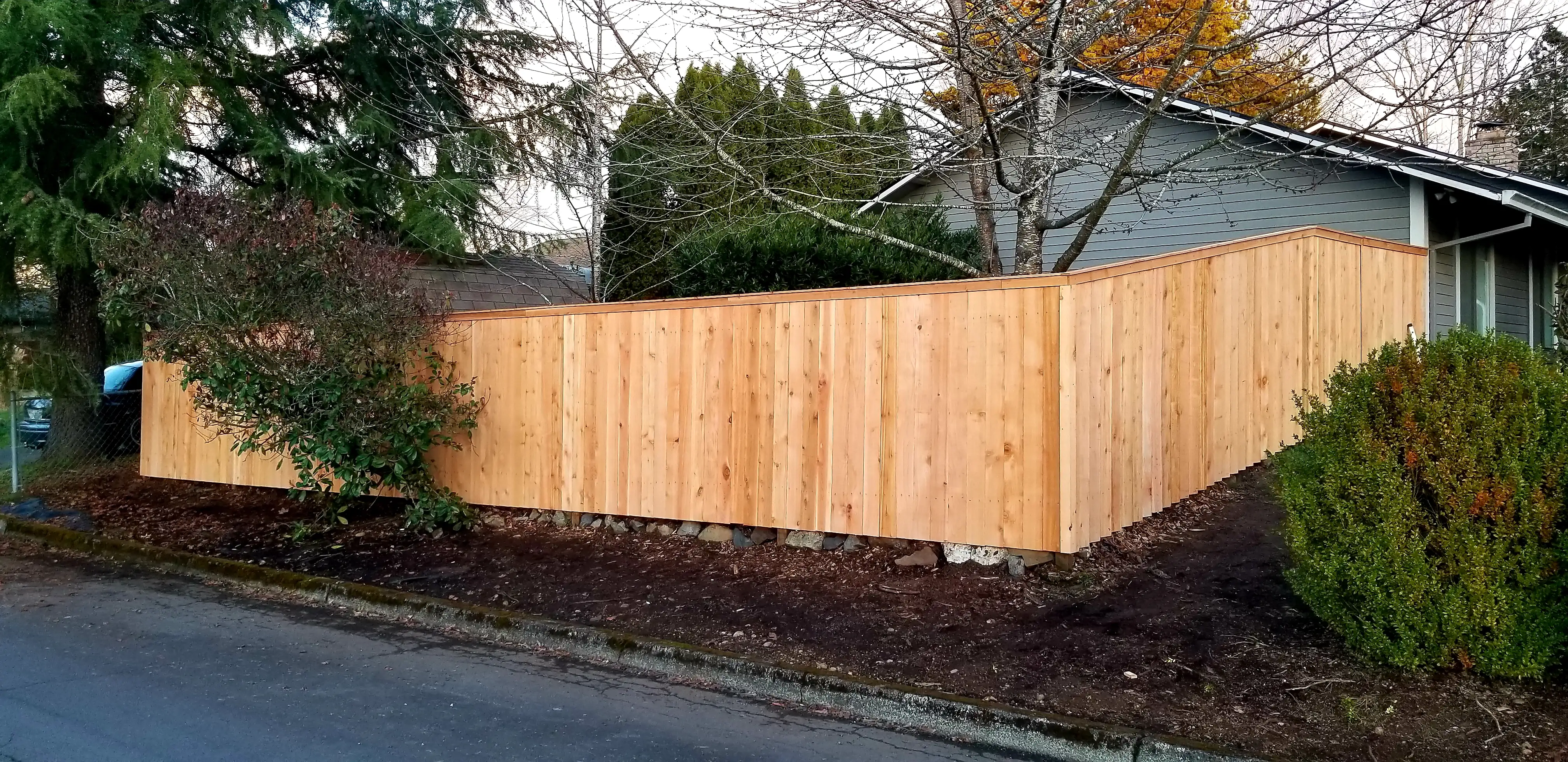 A very nice looking fence.